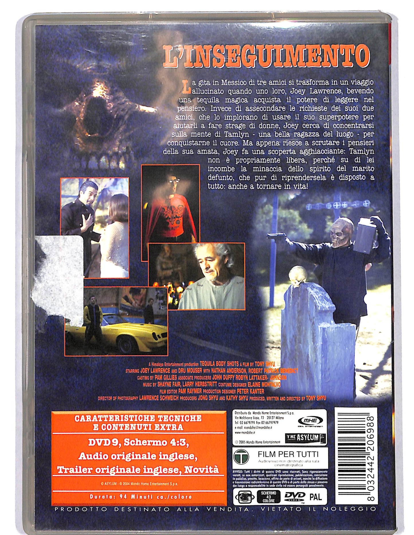 EBOND L'inseguimento DVD EDITORIALE D626014
