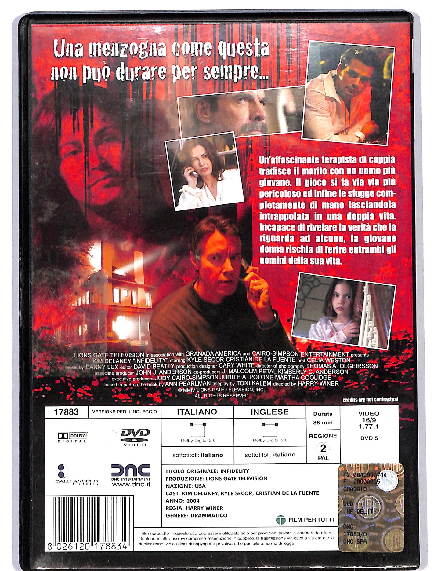 EBOND infidelity DVD D626050