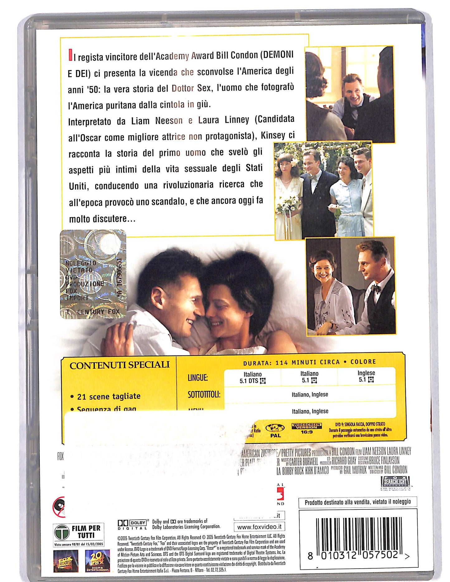 EBOND Kinsey NOLEGGIO DVD D626064