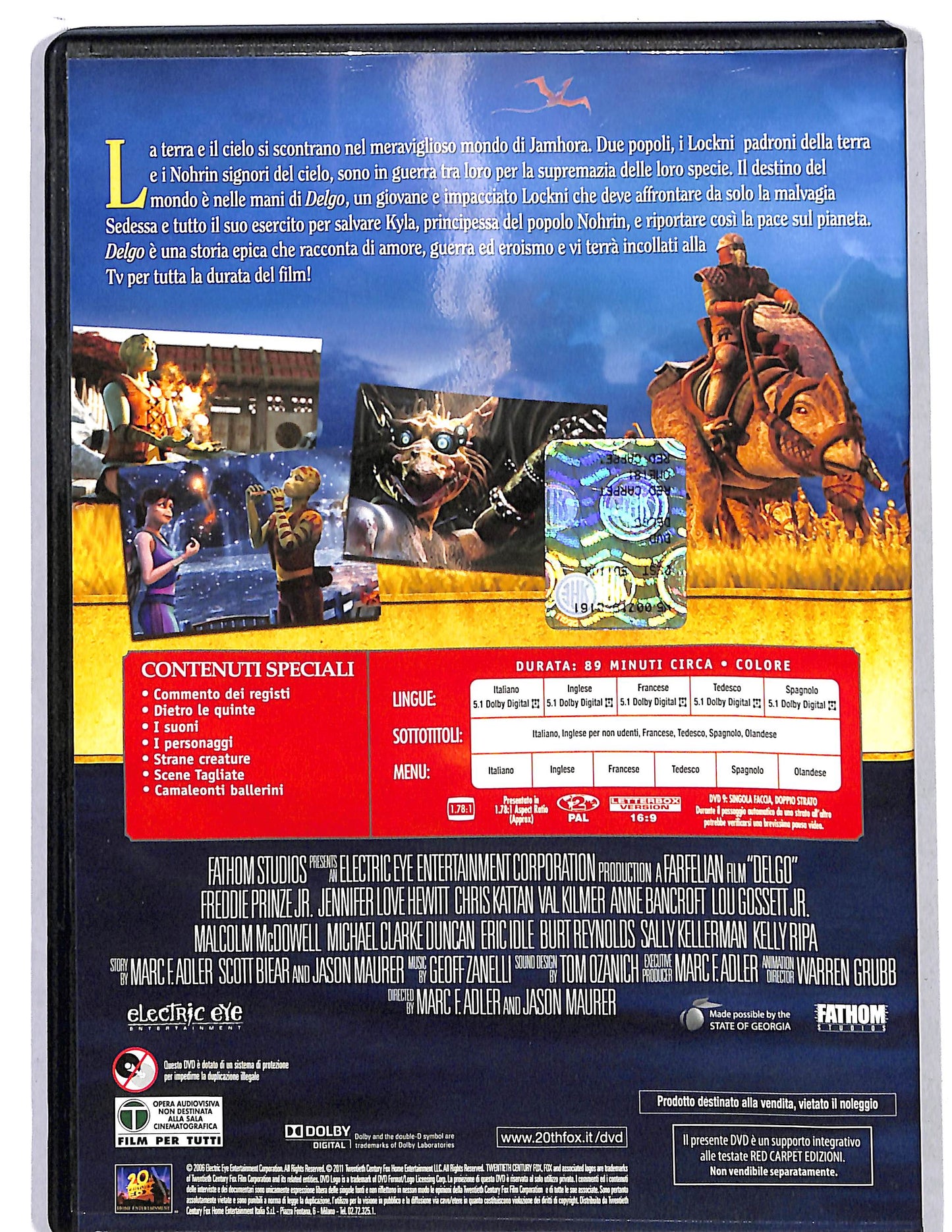 EBOND Delgo e Il Destino Del Mondo DVD D626222