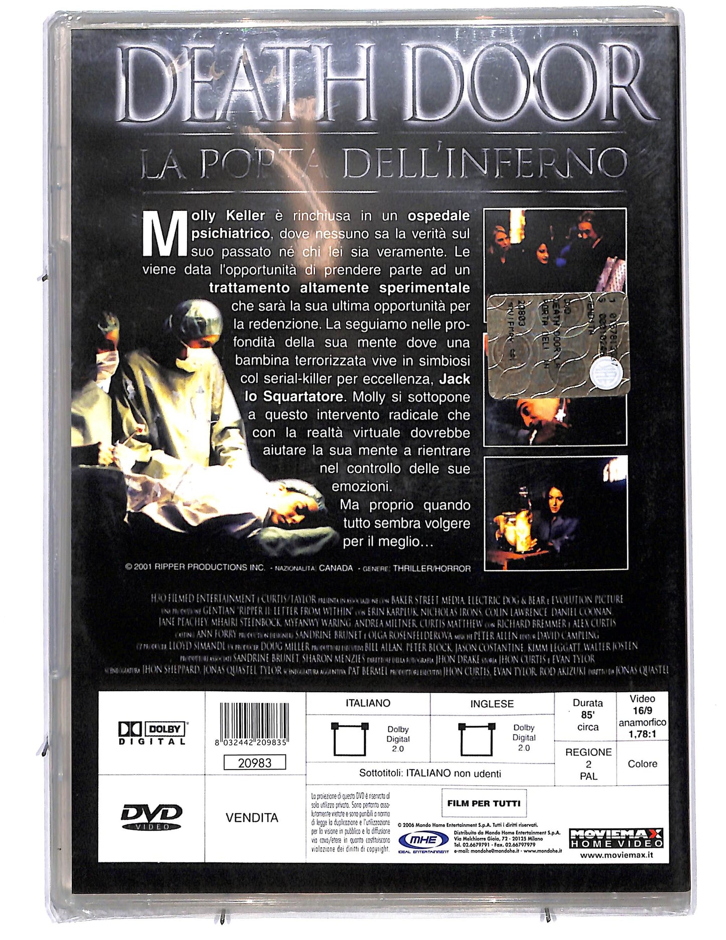 EBOND Death door - la porta dell'inferno (Slim case) DVD D626307