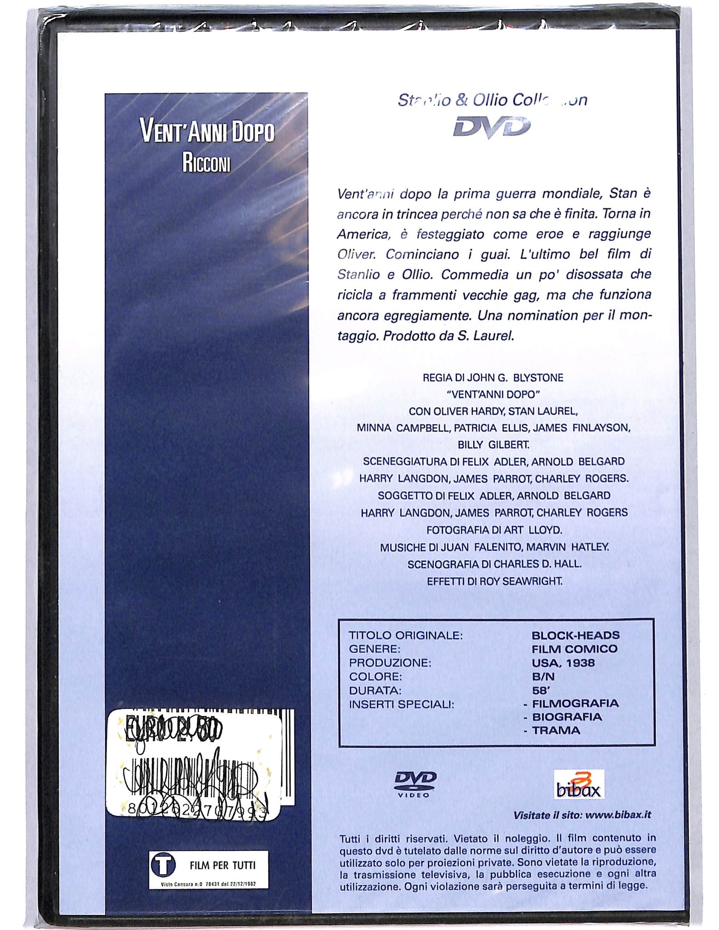 EBOND Stanlio & Ollio vent'anni dopo-ricconi DVD D626352
