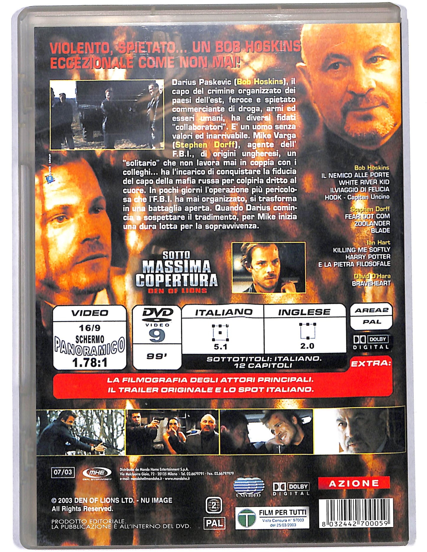 EBOND Sotto massima copertura DVD D626364