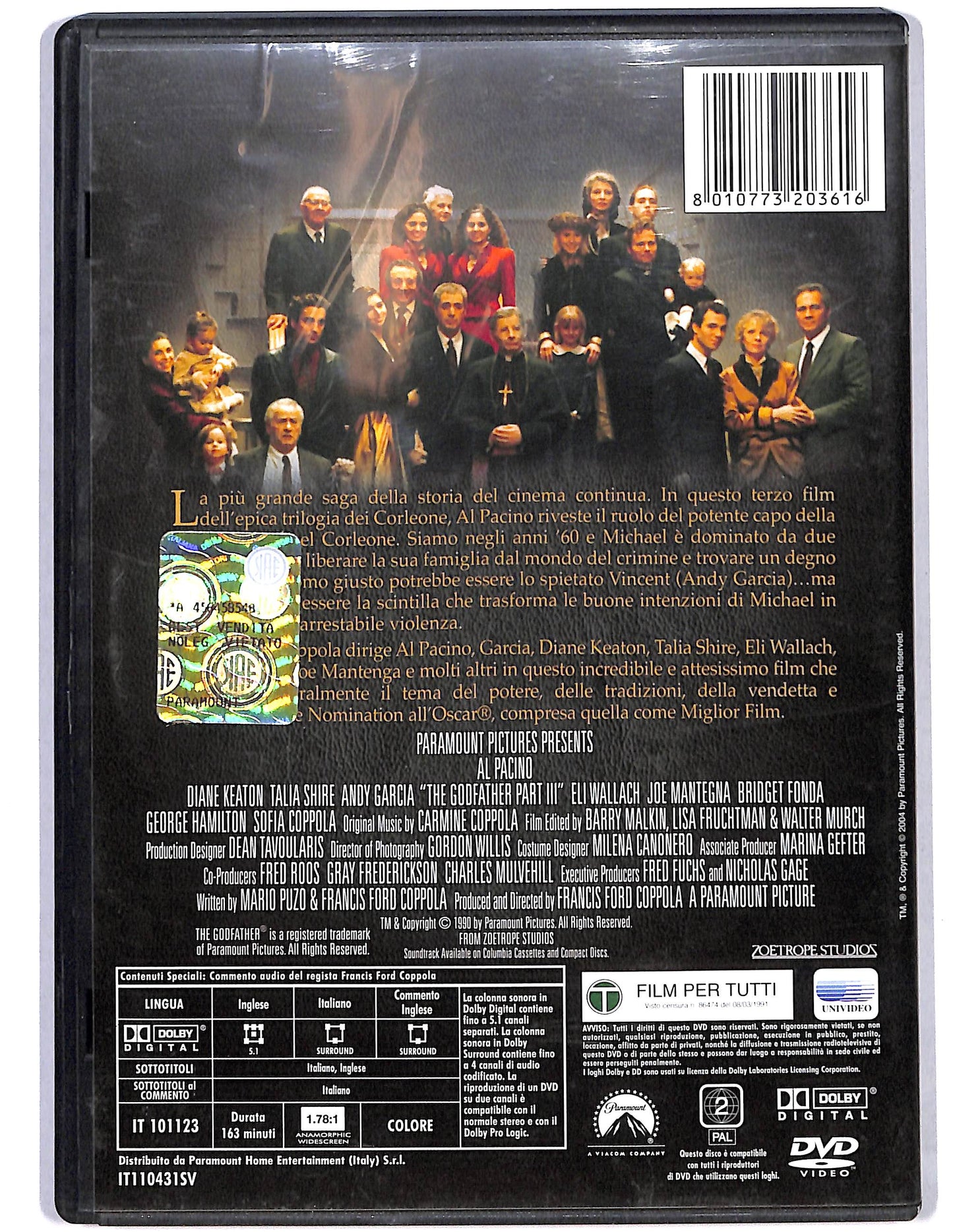 EBOND Il padrino (Parte III) DVD D626368