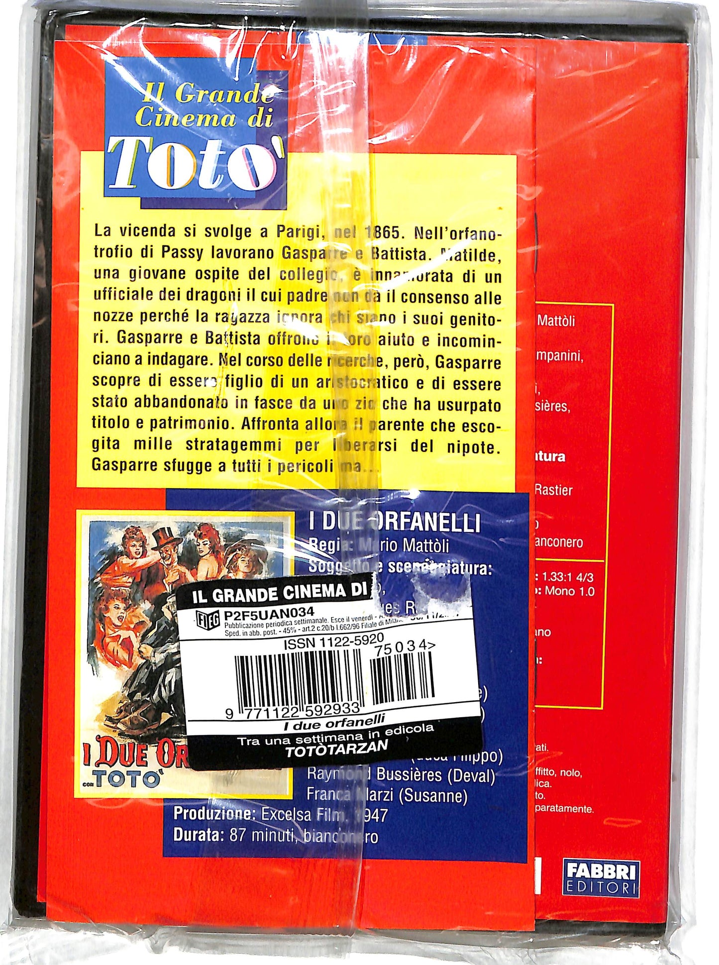 EBOND I due orfanelli EDITORIALE DVD D626437