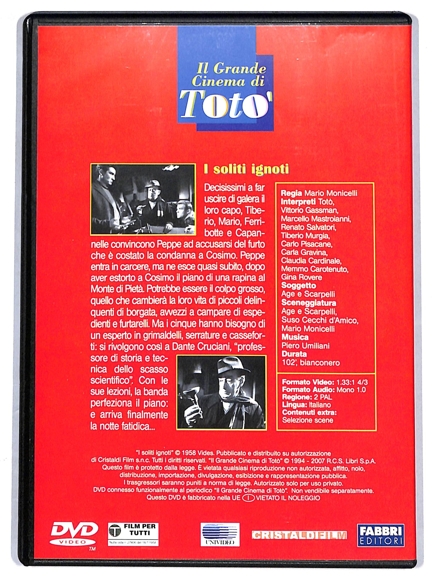 EBOND I soliti ignoti - EDITORIALE DVD D626516