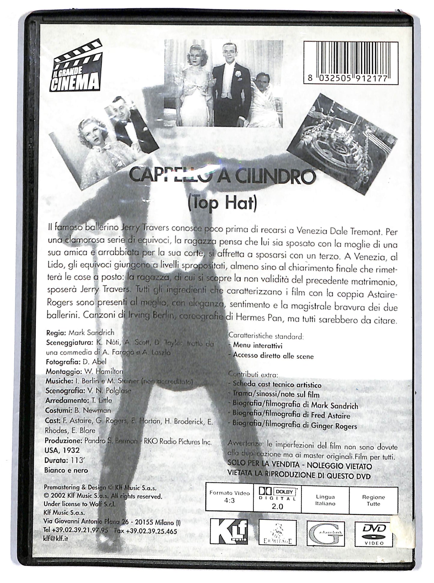 EBOND cappello a cilindro - EDITORIALE DVD D626554
