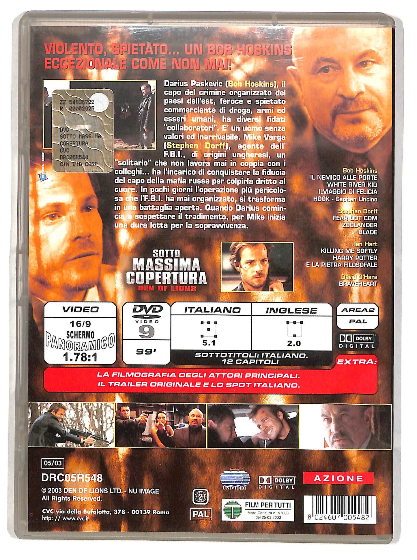 EBOND Sotto massima copertura - Den of Lions Noleggio DVD D626814