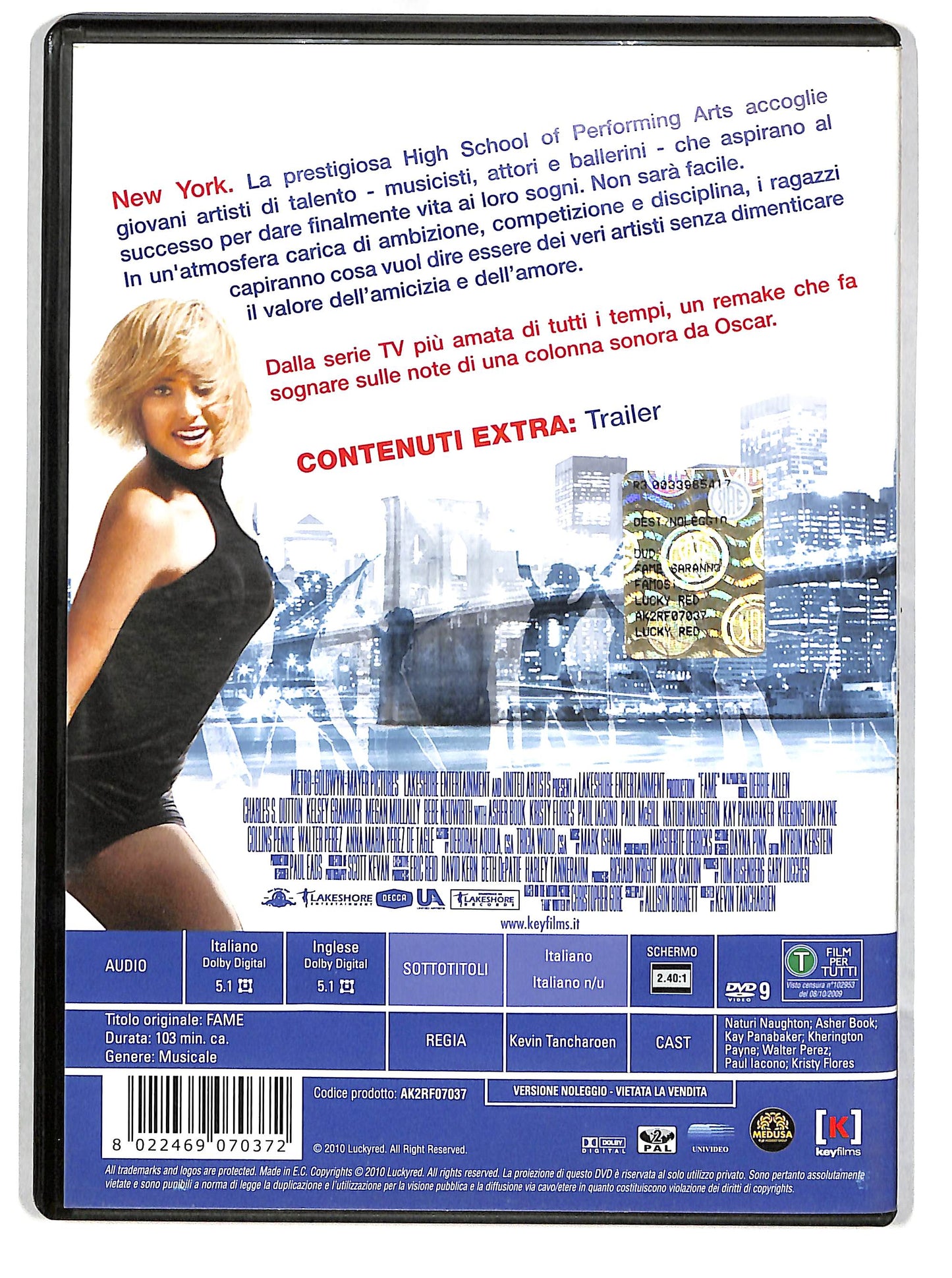 EBOND Fame - Saranno famosi Noleggio DVD D626822