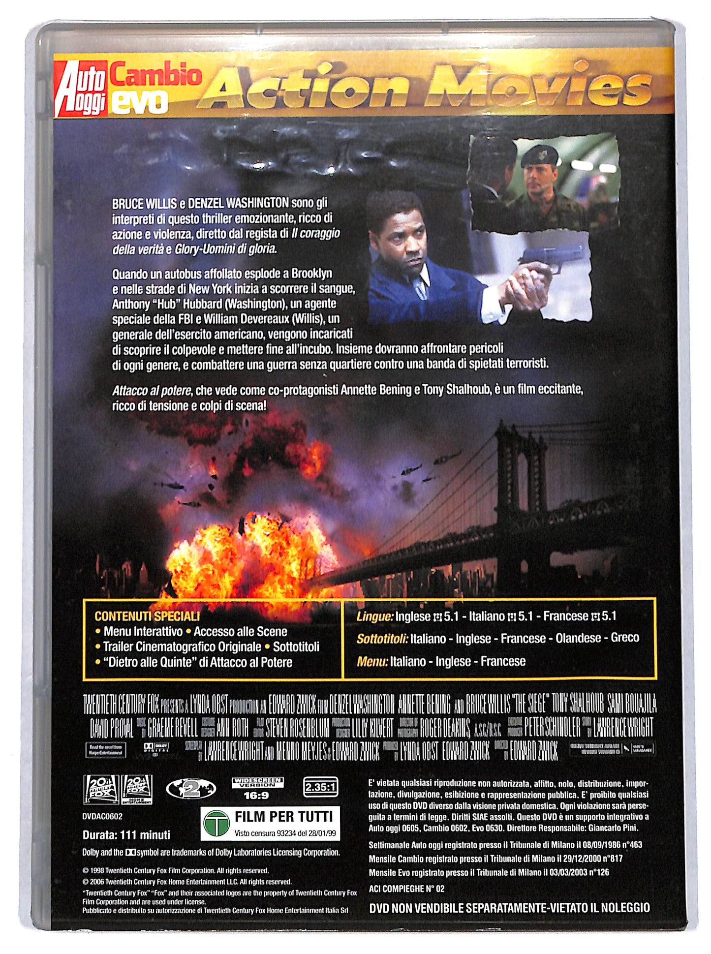 EBOND attacco al potere - EDITORIALE DVD D626937