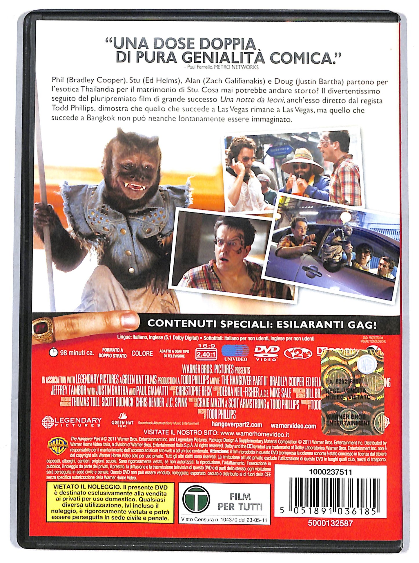 EBOND una notte da leoni 2 DVD D626945