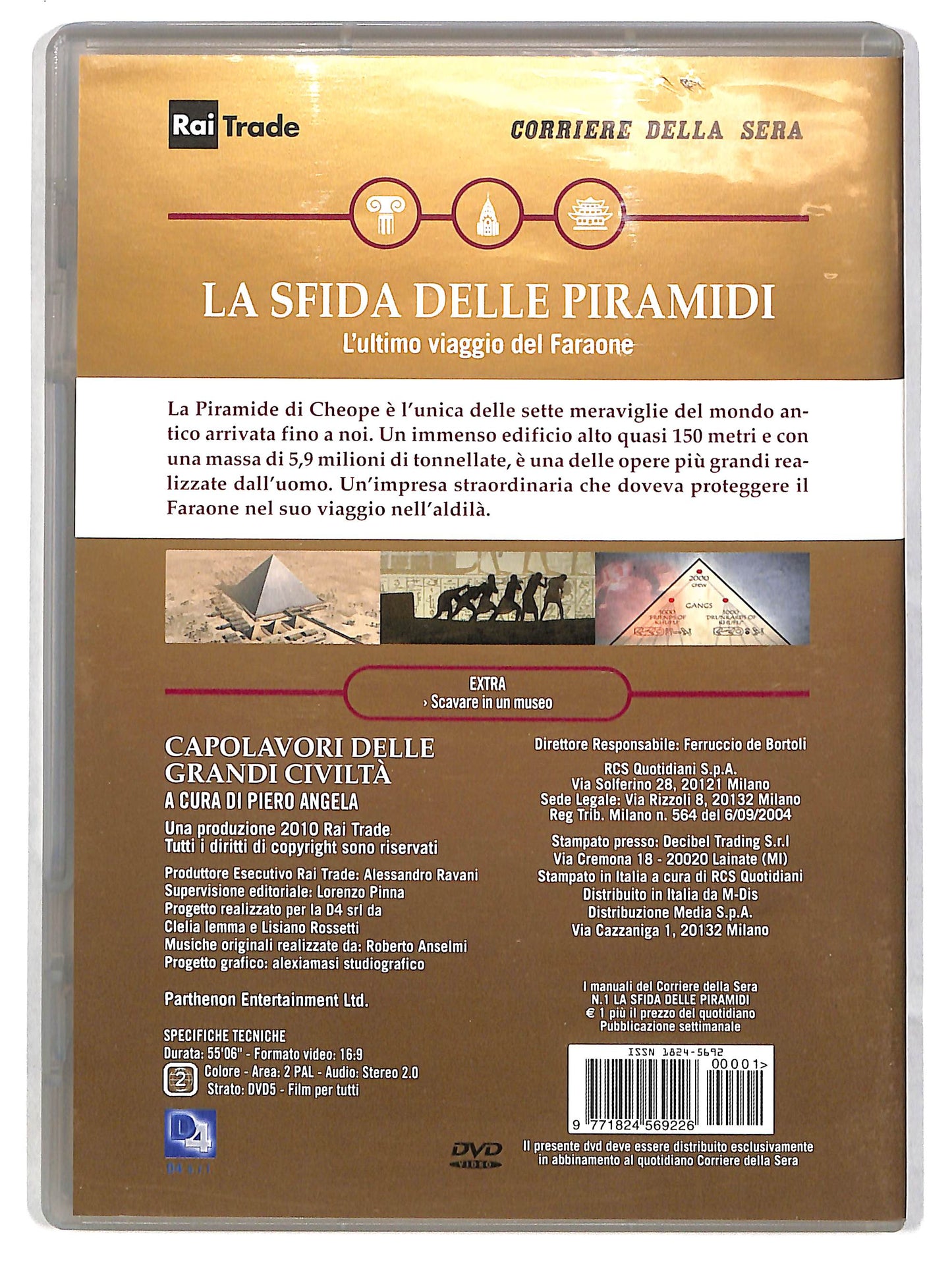 EBOND La sfida delle piramidi:l'ultimo viaggio del faraone EDITORIALE DVD D627036