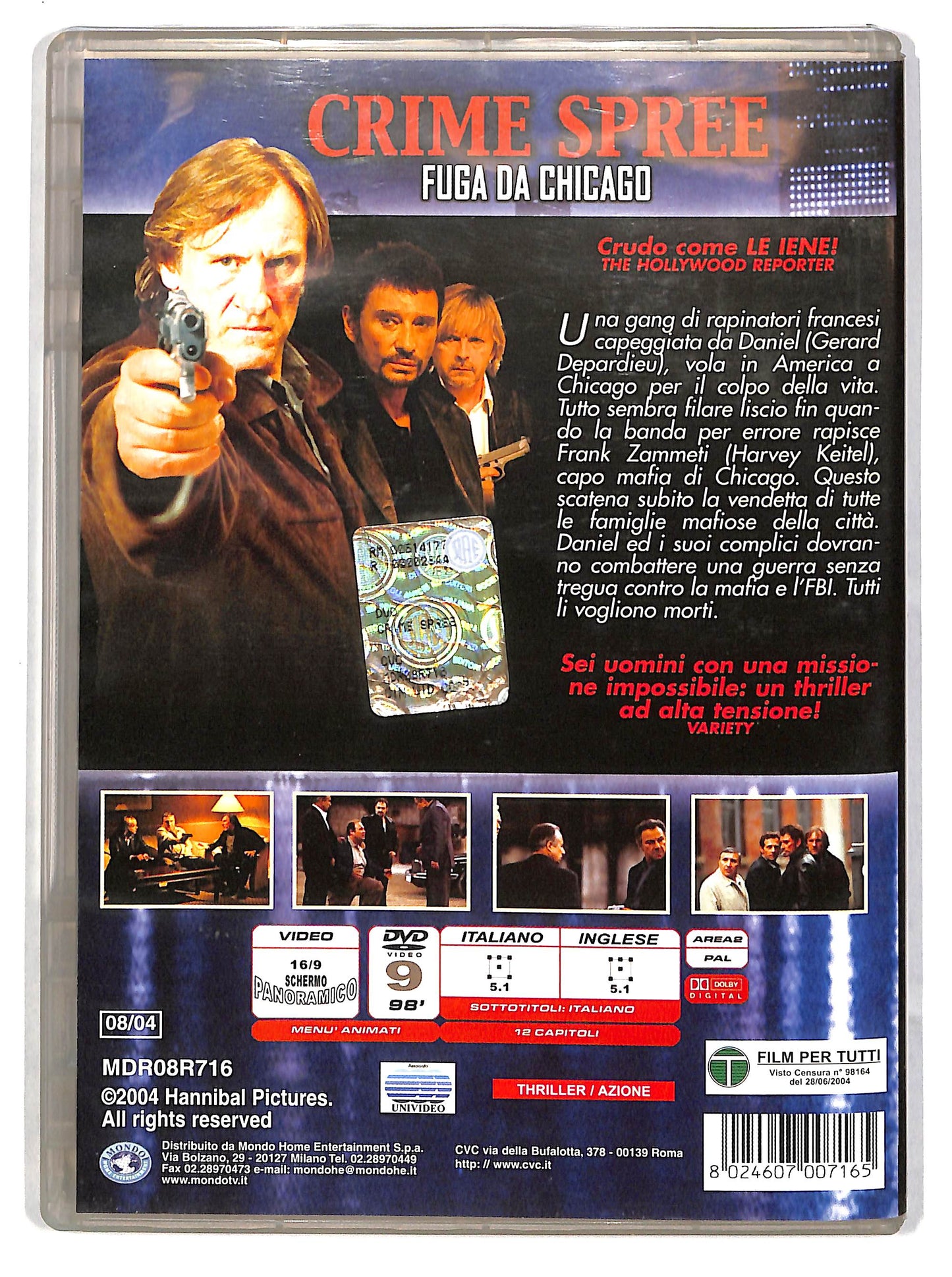 EBOND Crime Spree - In fuga da Chicago Noleggio DVD D627042