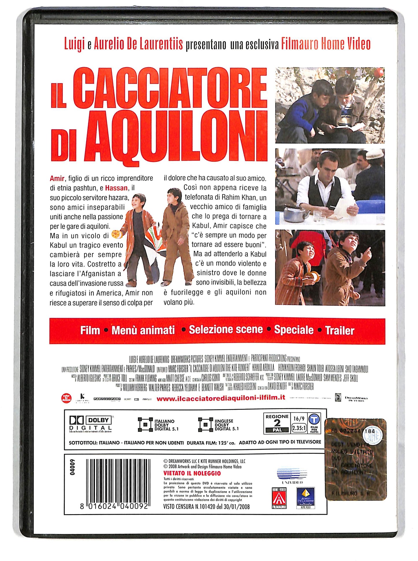 EBOND Il cacciatore di aquiloni (film) DVD D627054