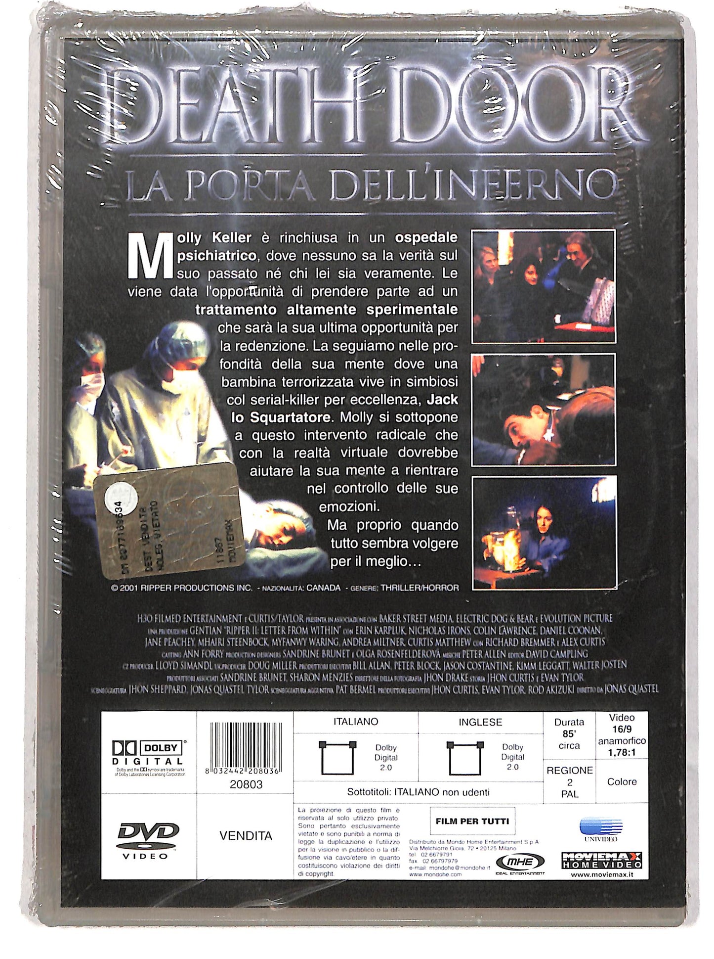 EBOND Death Door. La porta dell'inferno DVD D627321