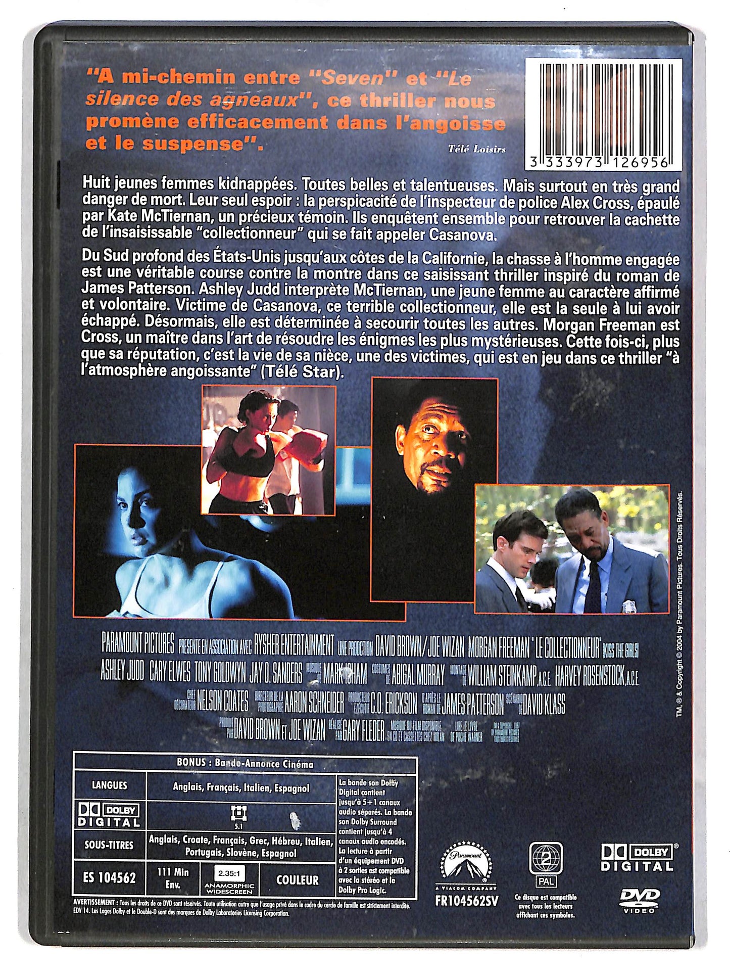 EBOND Le Collectioneur (Kiss the Girls) DVD D627338