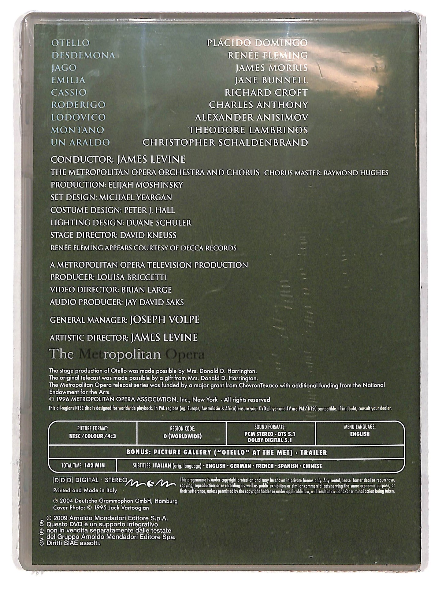 EBOND Otello Giuseppe Verdi Collection EDITORIALE DVD D627358