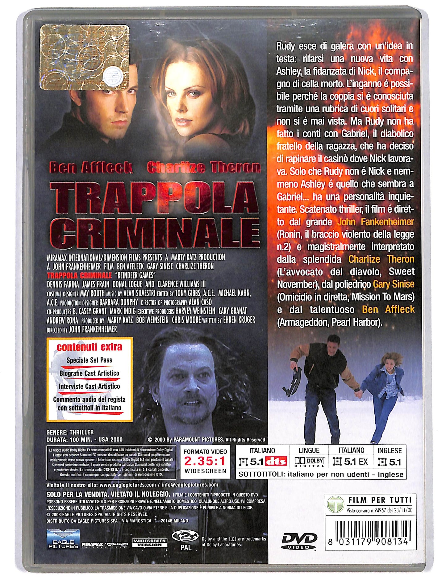 EBOND Trappola criminale DVD D627518