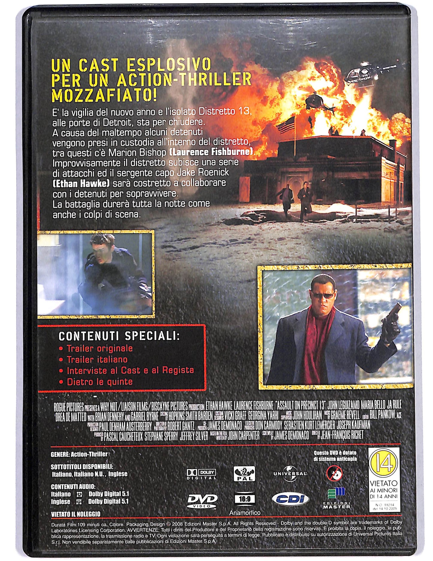 EBOND Assault on precinct 13 EDITORIALE DVD D627617