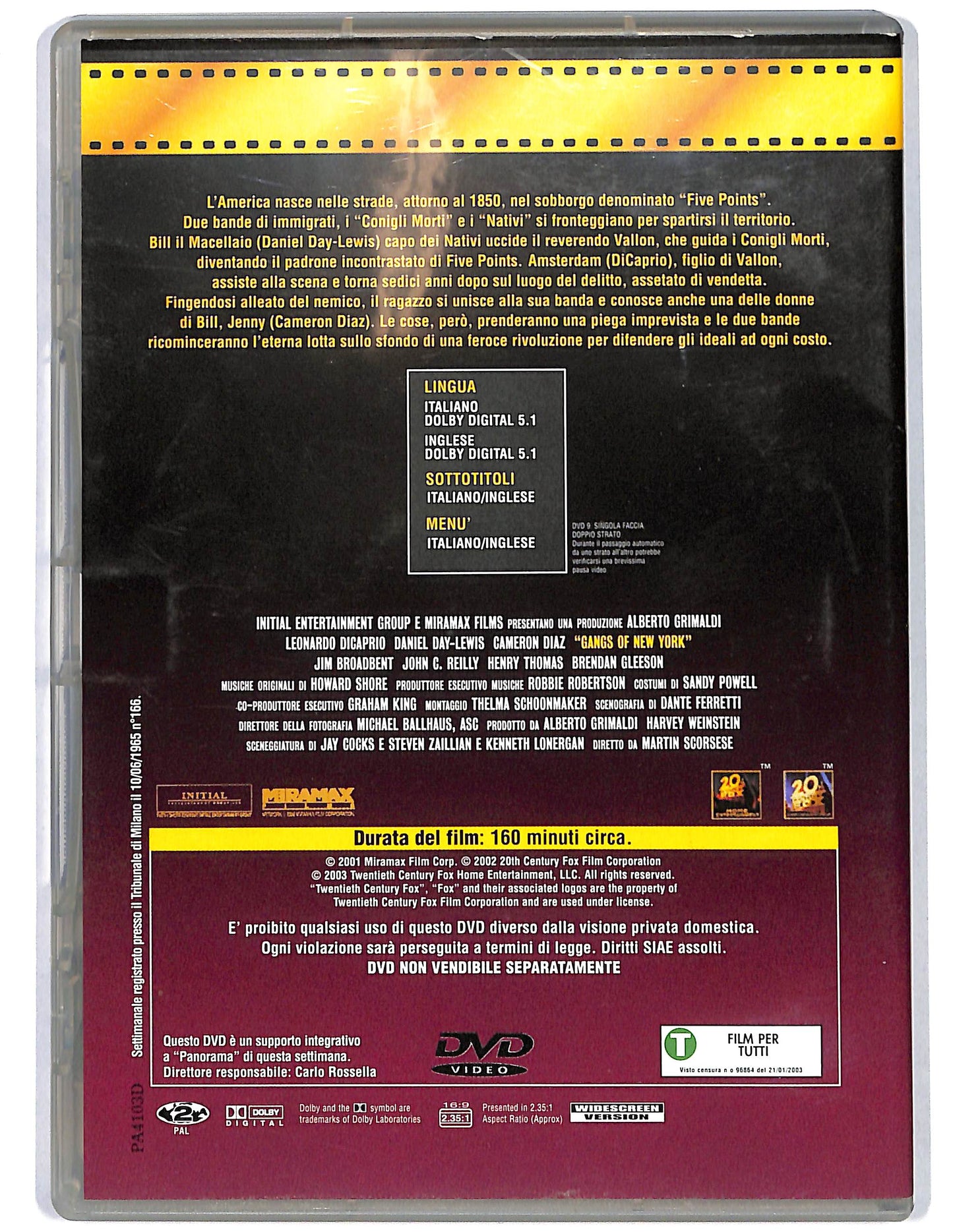 EBOND Gangs New york DVD D627720