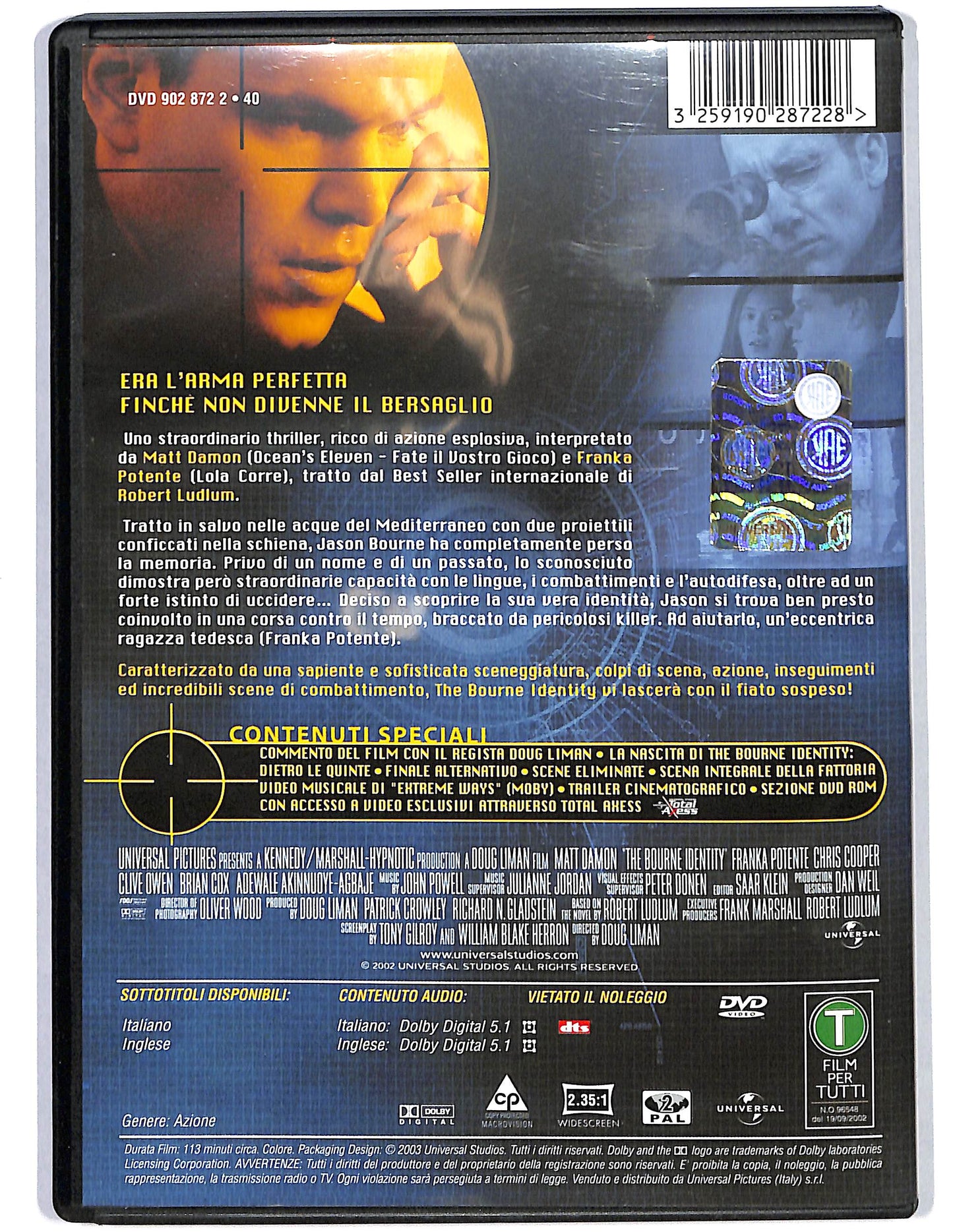 EBOND The bourne identity DVD D627725