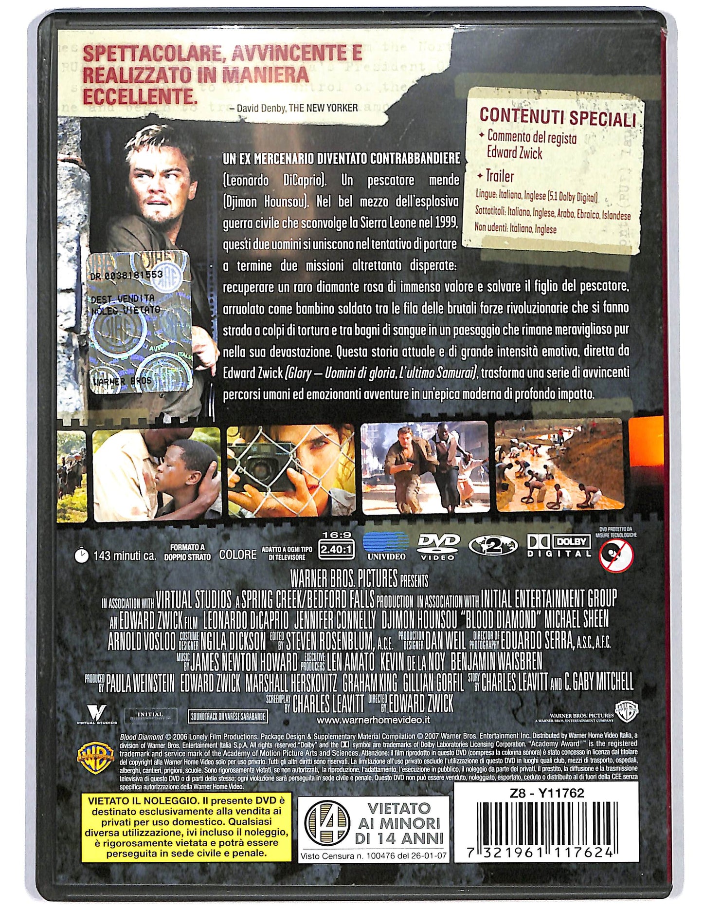EBOND Blood diamond Diamanti di sangue DVD D627729