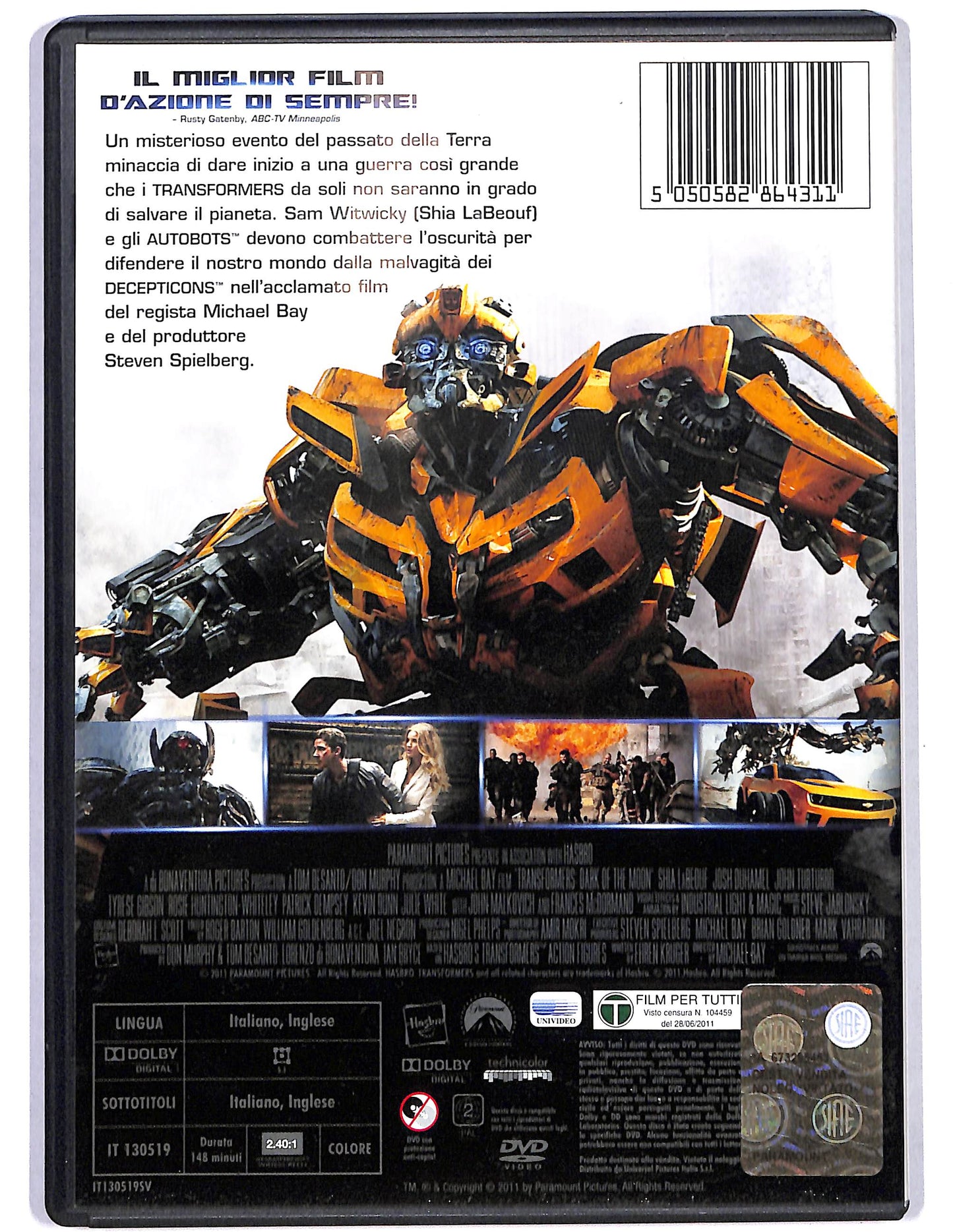 EBOND Trasformers 3 DVD D627917