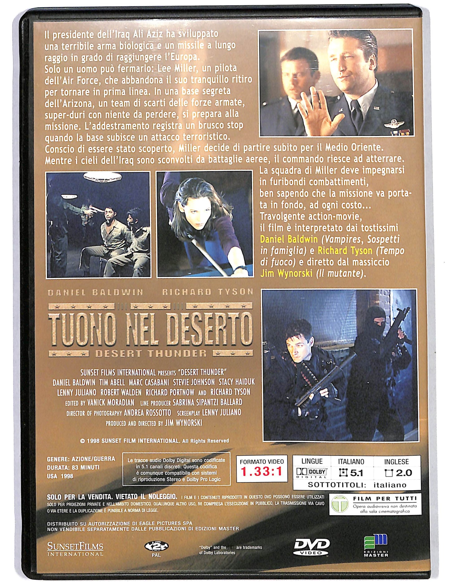EBOND Tuono nel deserto EDITORIALE DVD D627937