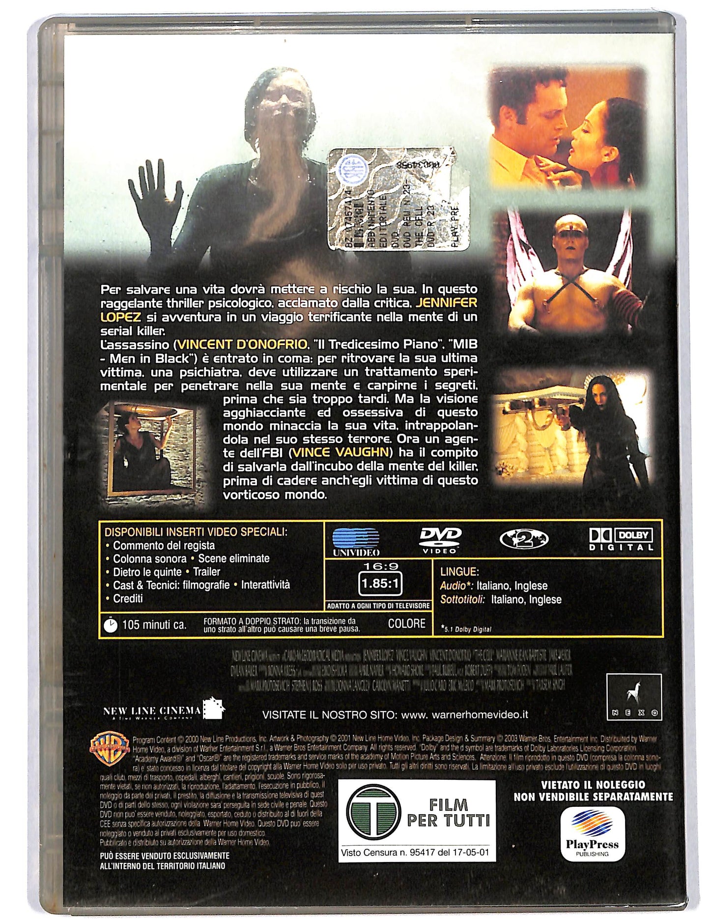 EBOND The cell La cellula EDITORIALE DVD D627947