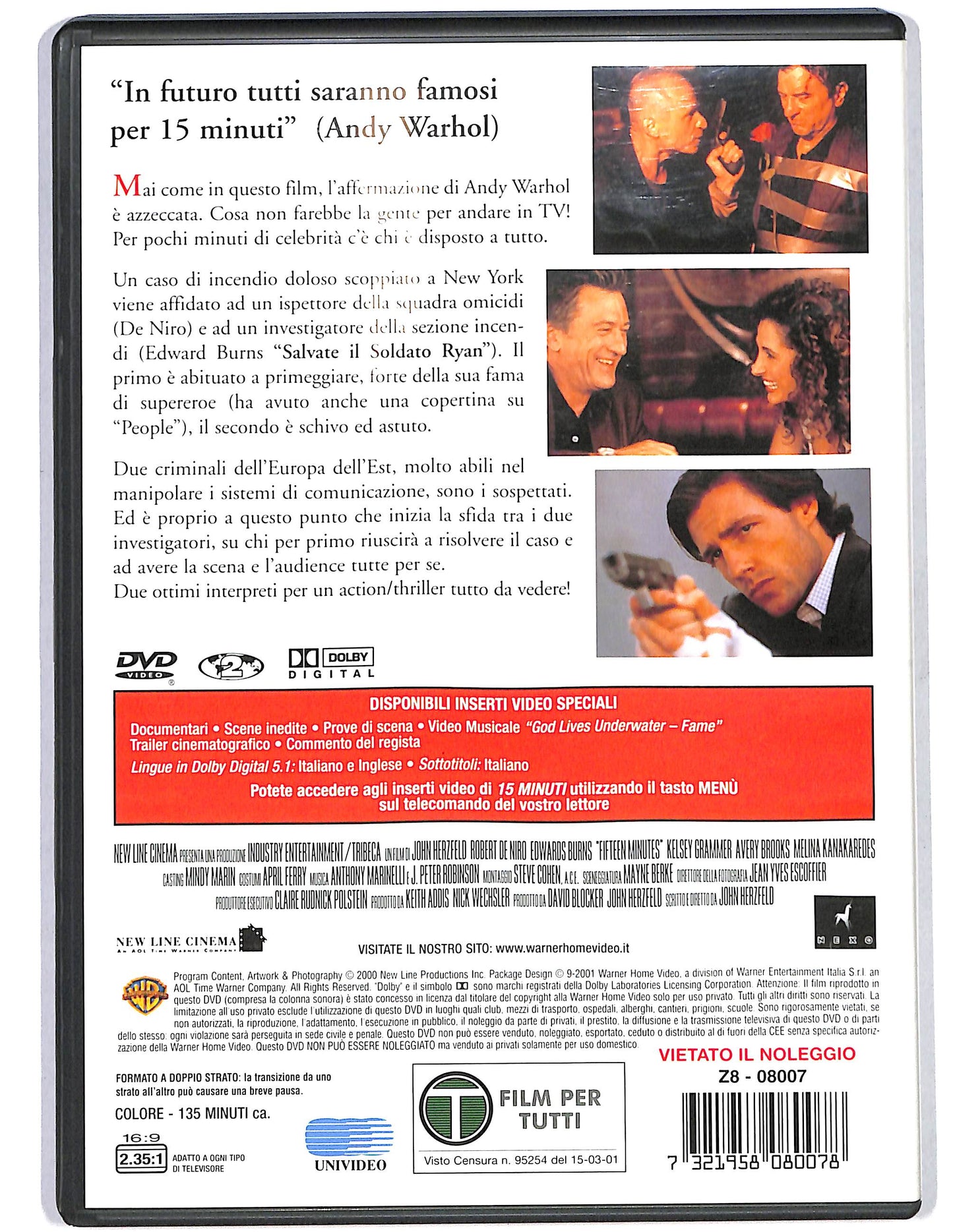 EBOND 15 Minuti - Follia omicida a New York DVD D628052