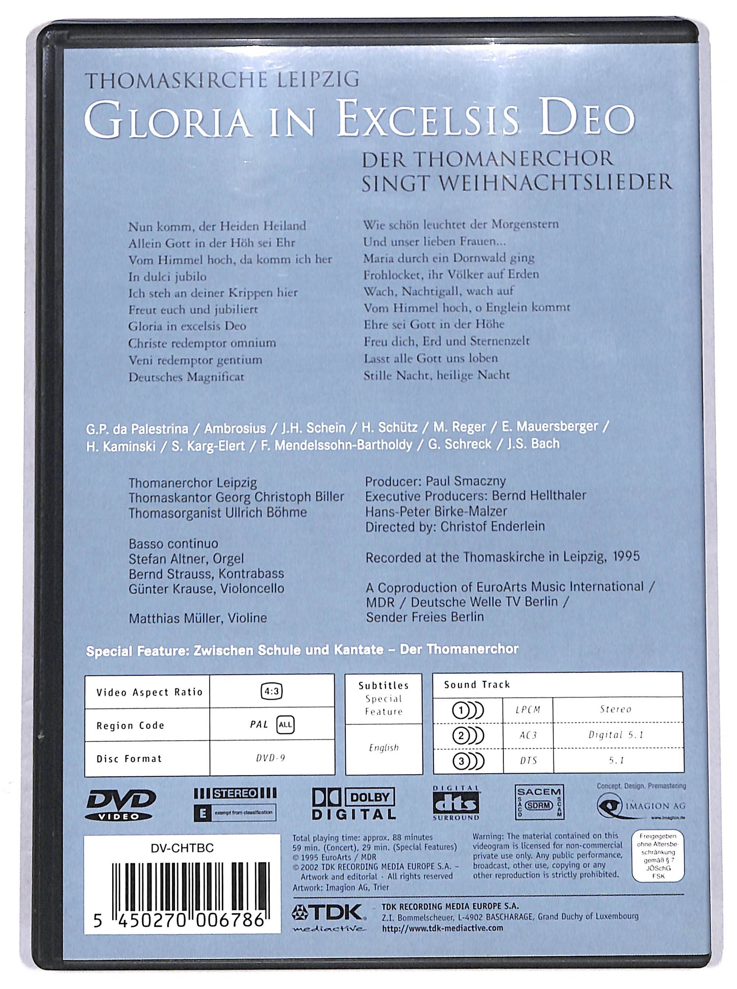 EBOND gloria in excelsis deo DVD D628126