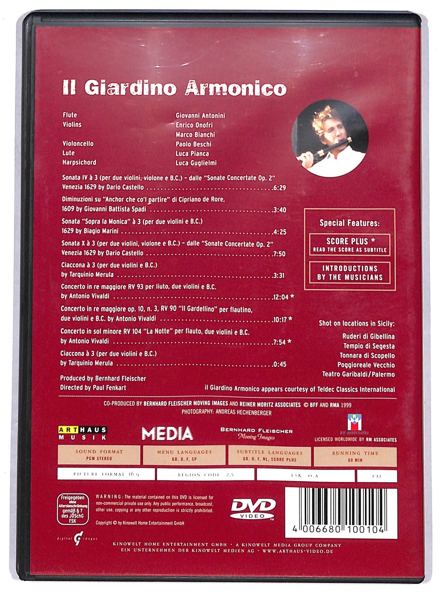 EBOND Il Giardino Armonico DVD D628133
