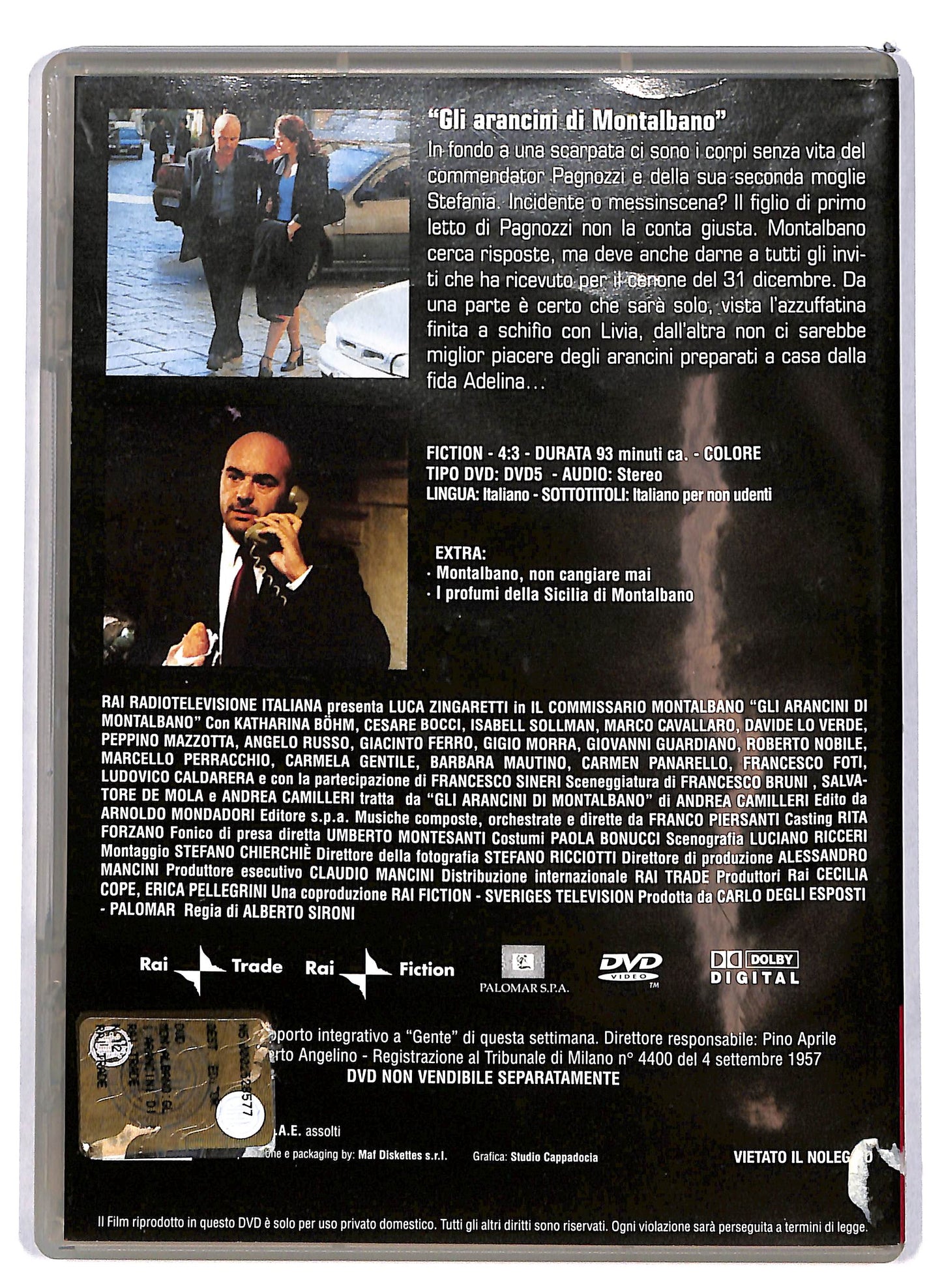EBOND il commissario montalbano vol.12 Gli arancini di Montalbano EDITORIALE DVD D628214