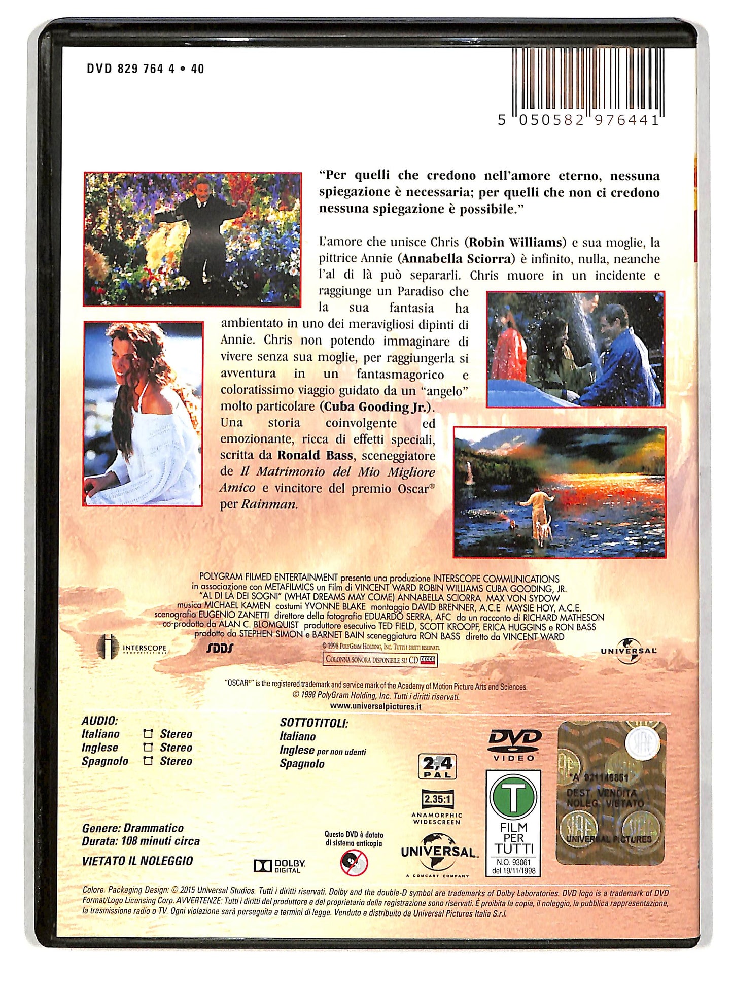 EBOND Al di la dei sogni DVD D628325
