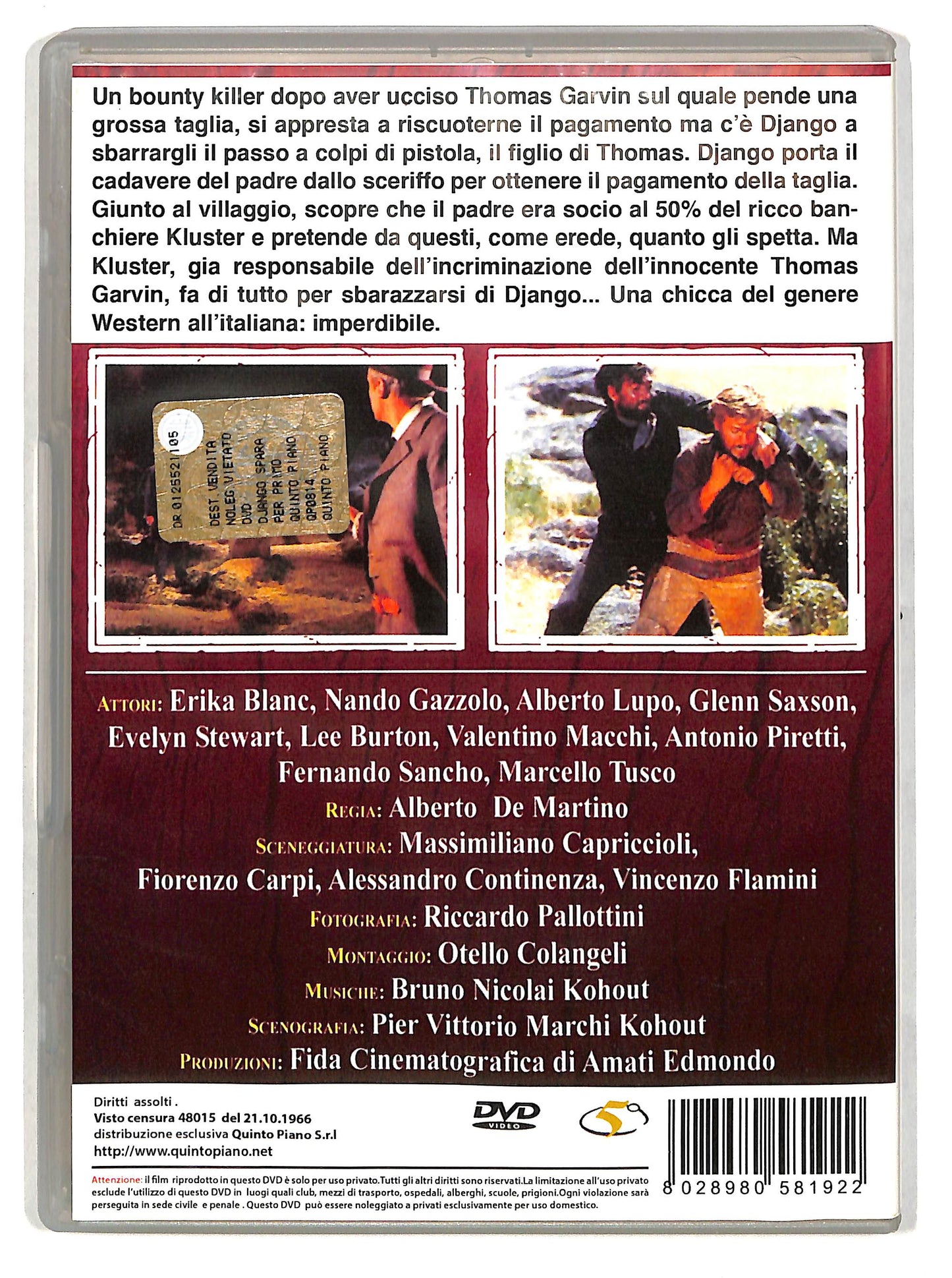 EBOND Django spara per primo DVD D628326
