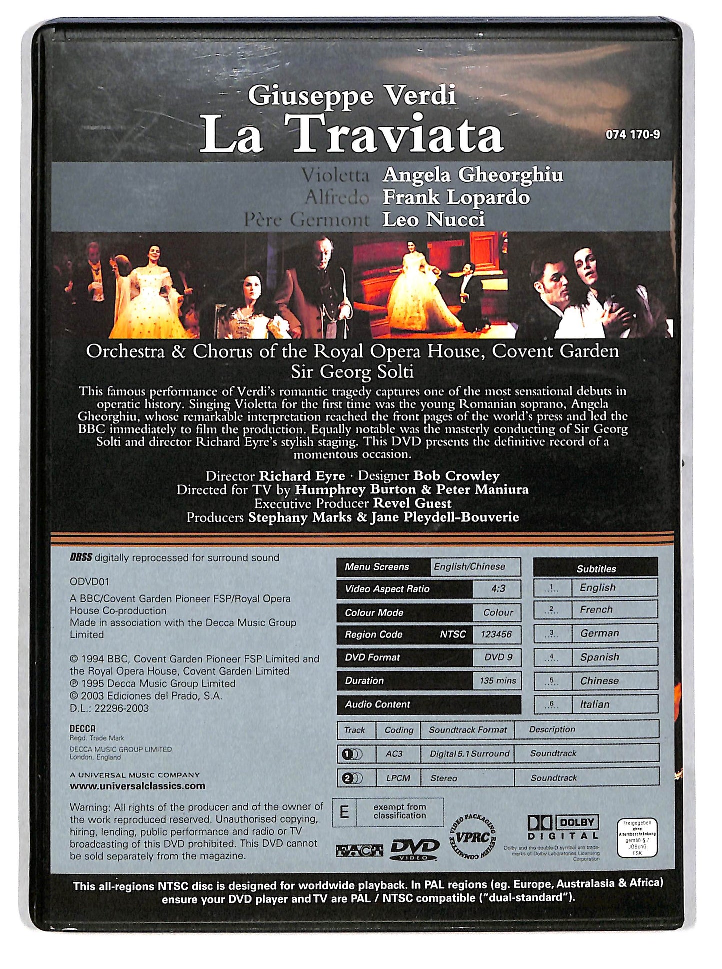 EBOND La Traviata EDITORIALE DVD D628349