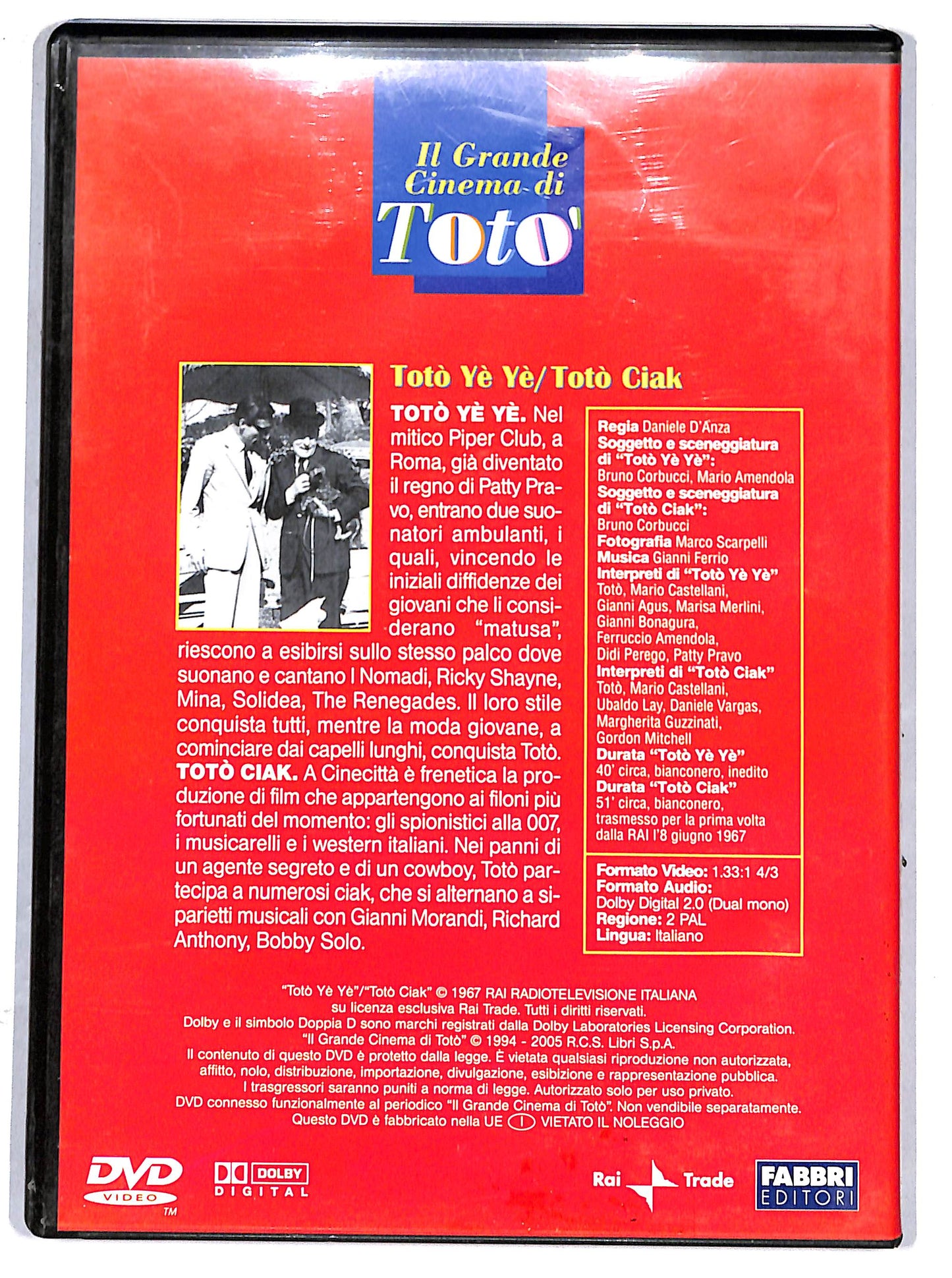EBOND Toto ye ye/Toto ciak - EDITORIALE DVD D628431
