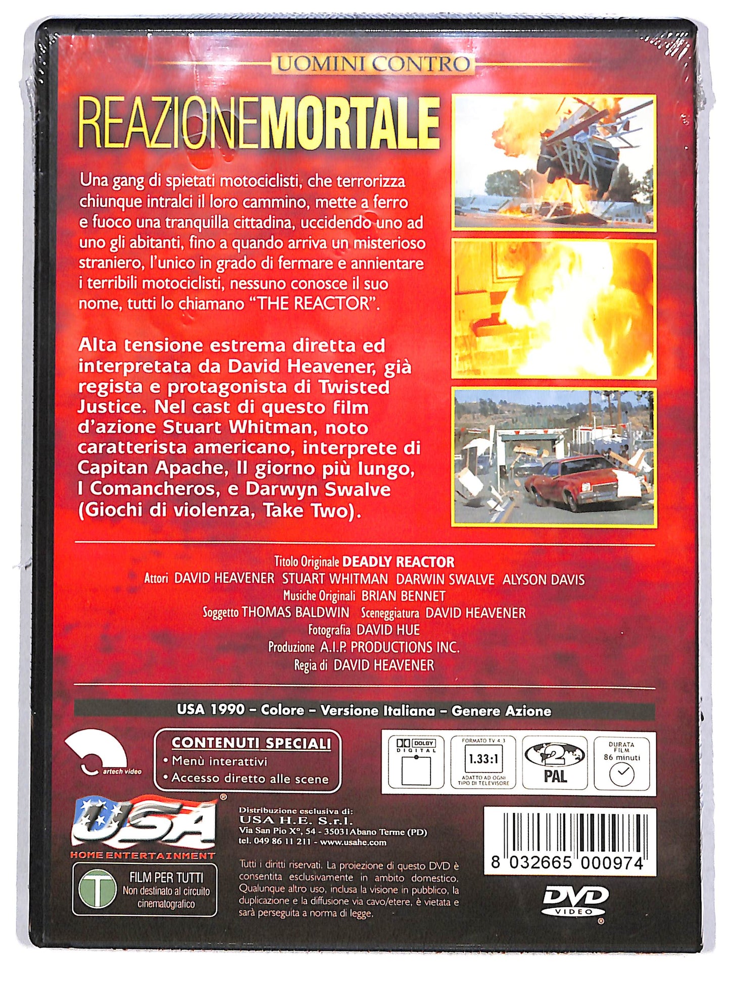 EBOND Reazione mortale DVD D628515