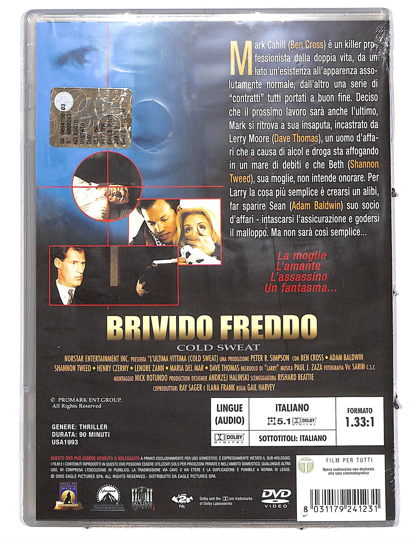 EBOND Brivido freddo (Slimcase) DVD D628523