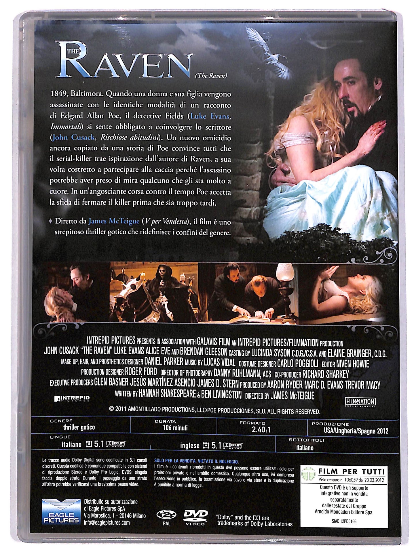 EBOND The Raven EDITORIALE DVD D628568