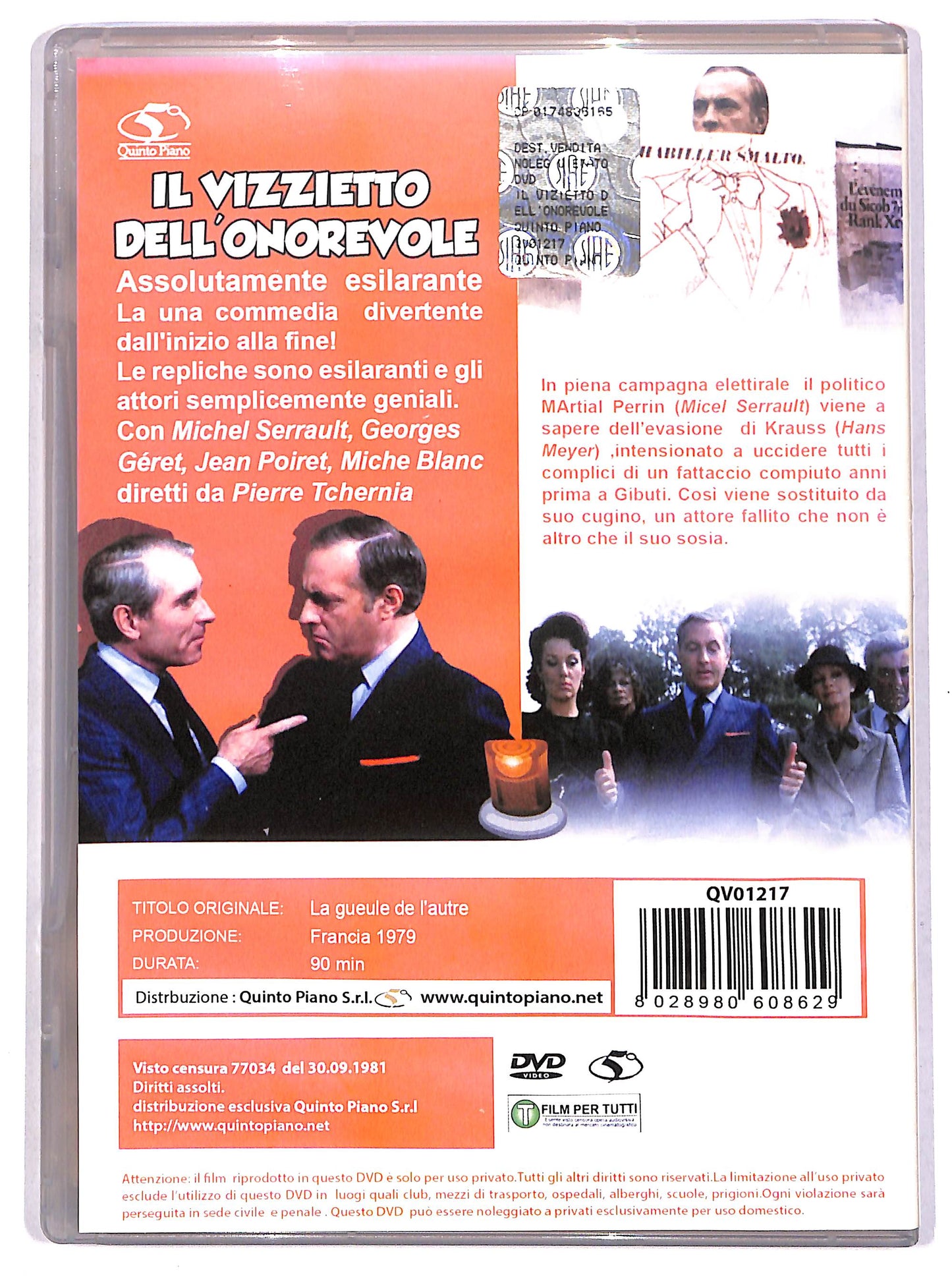 EBOND Il vizzietto dell'onorevole DVD D628611