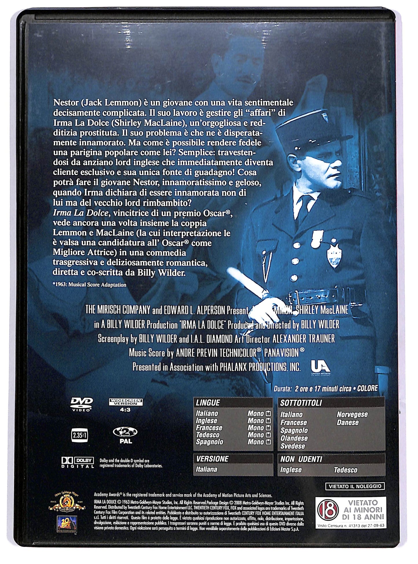 EBOND Irma la dolce EDITORIALE DVD D628731