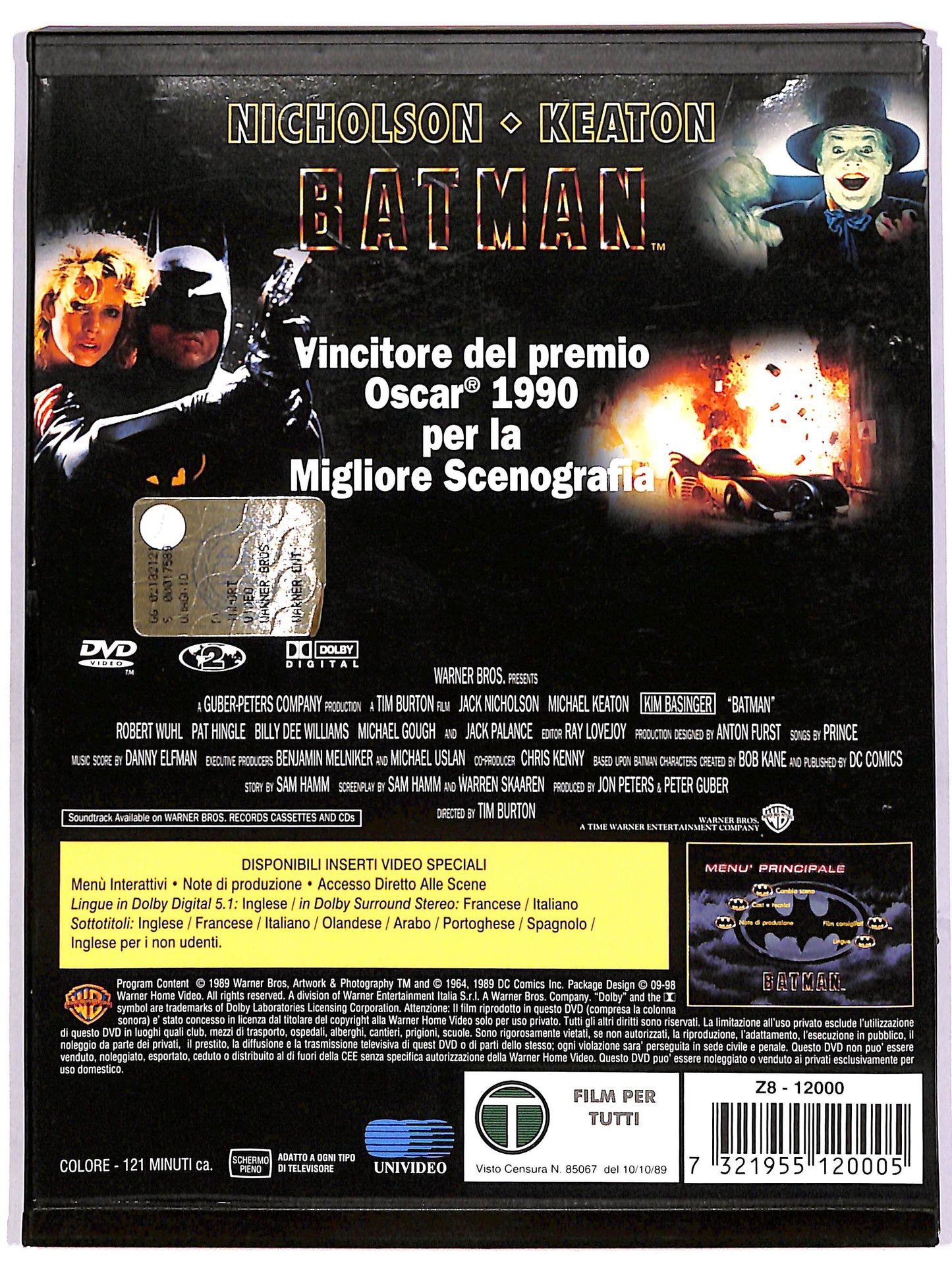EBOND Batman SNAPPER DVD D628809