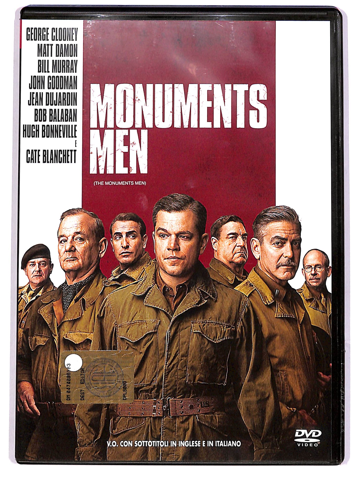 EBOND Monuments Men EDITORIALE DVD D628836