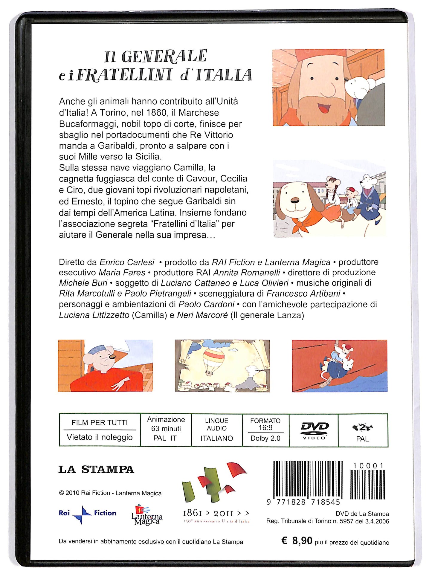 EBOND Il generale e i fratelli d'Italia EDITORIALE DVD D628844