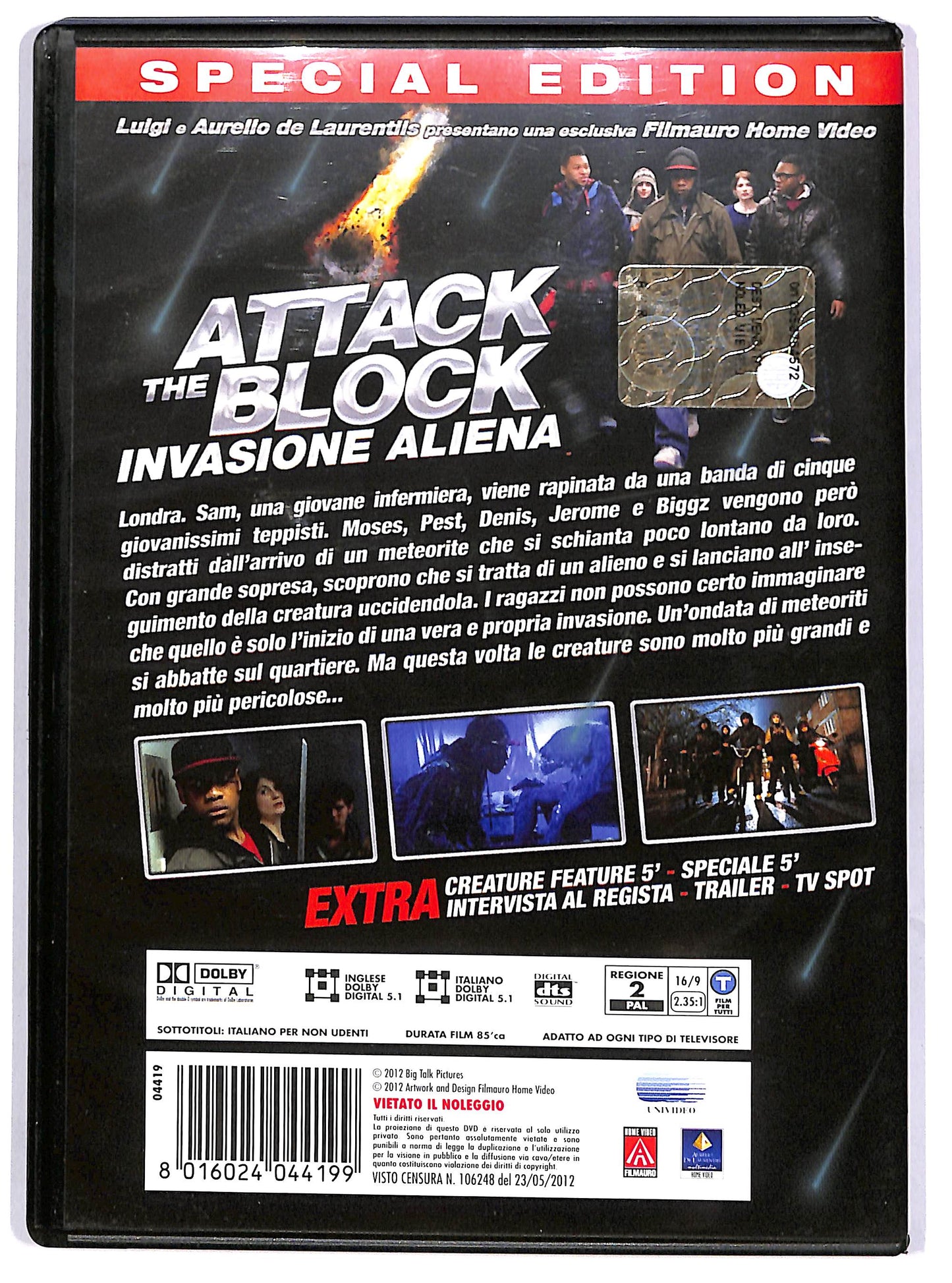 EBOND Attack the Block - Invasione aliena EDIZIONE SPECIALE DVD D629016