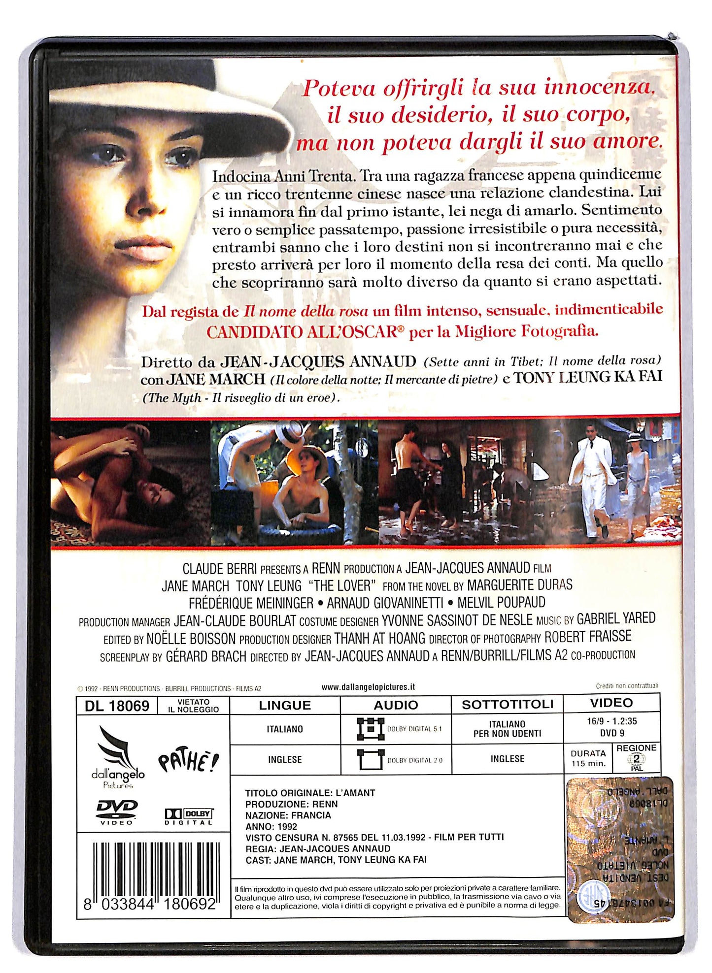 EBOND L'amante (film 1992) DVD D629119