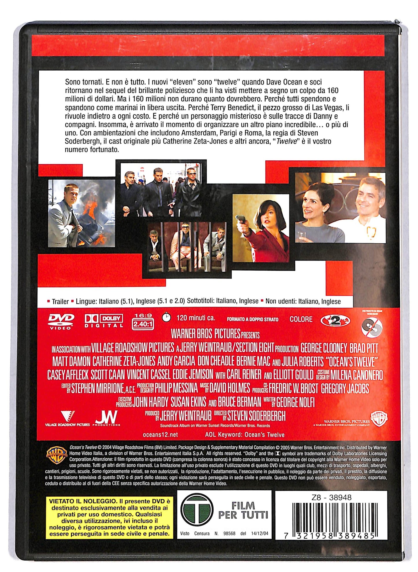 EBOND Ocean's Twelve DVD D629121