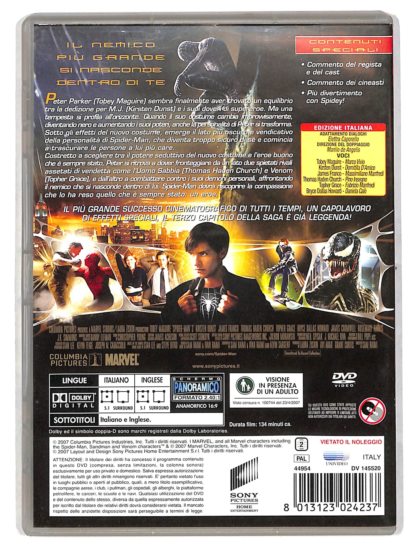 EBOND Spider-Man 3 DVD D629224