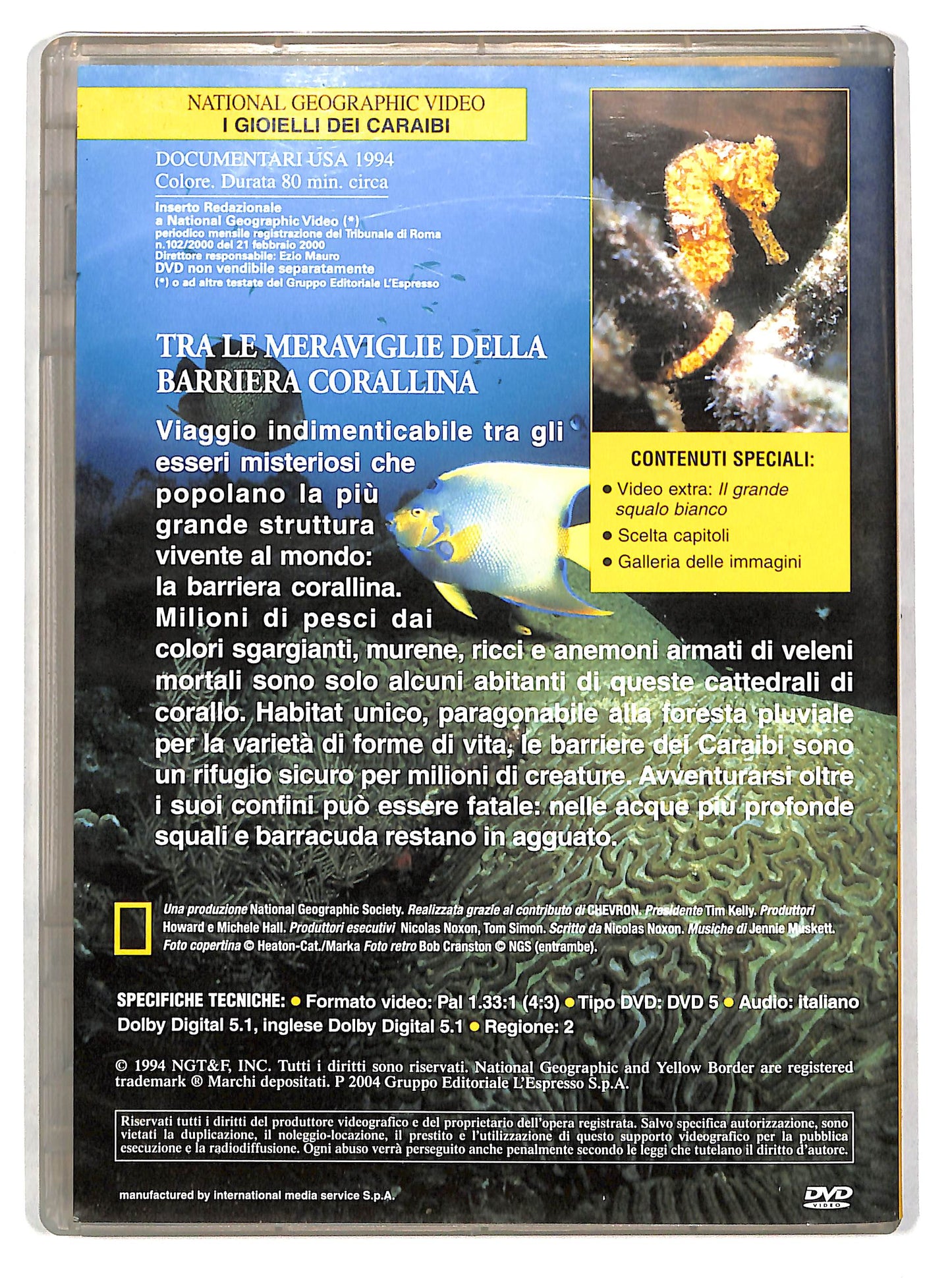 EBOND I gioielli dei Caraibi National Geographic Vol 22 EDITORIALE DVD D629225